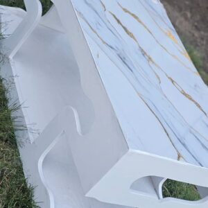 coffee table with marble sheet